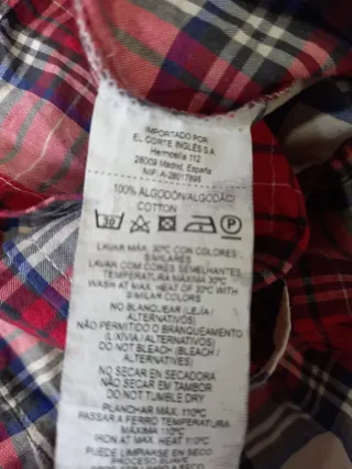 Camisa cuadros Green Coast