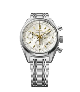 Reloj Seiko Prospex Speedtimer Crono Plata