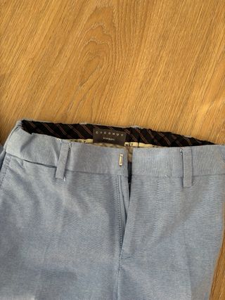 Traje comunión niño El Corte Inglés azul.