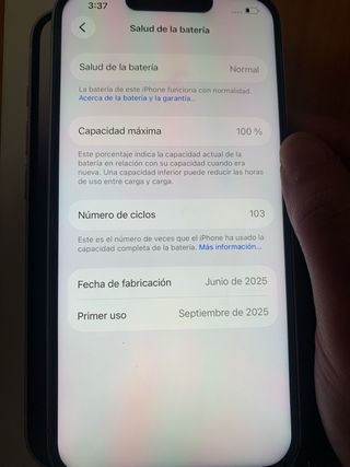 iPhone 16e como nuevo en su caja