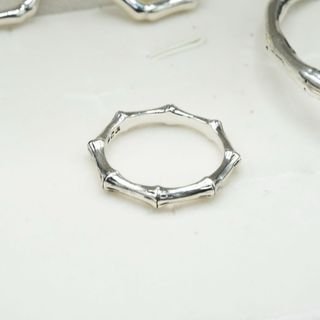 Set Plata 925 Anillo y Pulsera Bambú