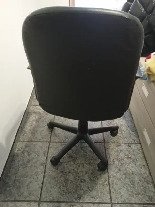 Silla de escritorio piel sintética