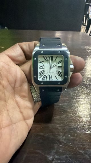 Cartier Santos 100 Reloj Automático Acero 2012