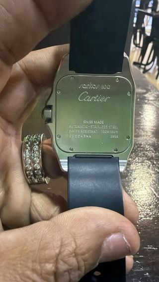 Cartier Santos 100 Reloj Automático Acero 2012