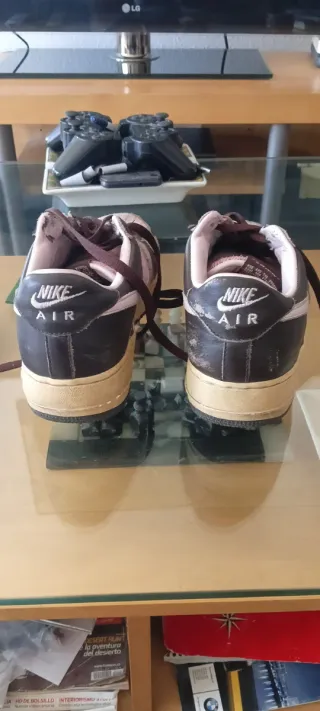 Nike Air Force One Rosa y Marrón