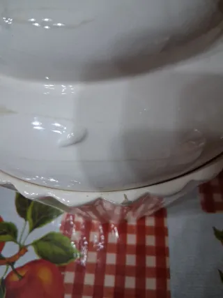 Porta cupcake in ceramica bianco