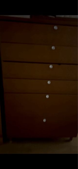 Conjunto Dormitorio Matrimonio Madera Roble oscura