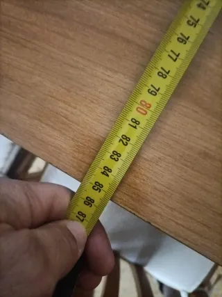 Mesa de comedor de madera extensible