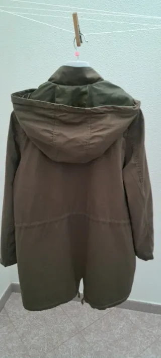 Chaqueta Horoshi verde bordada larga