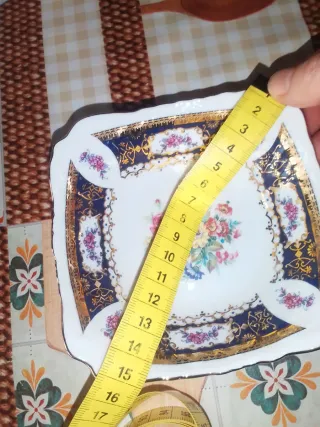 Piatto Limoges decorato floreale