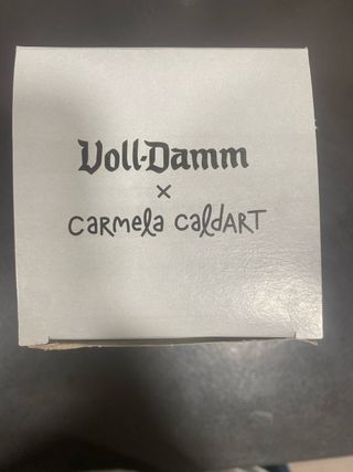 Vaso Voll-Damm x Carmela Caldart