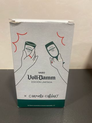 Vaso Voll-Damm x Carmela Caldart