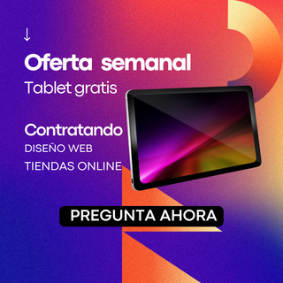 Tablet gratis con tu diseño web