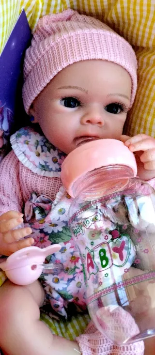 Bebé Reborn Silicona Completa 34cm