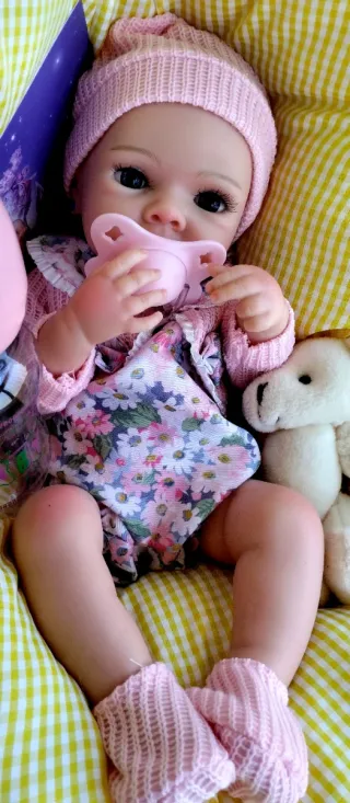 Bebé Reborn Silicona Completa 34cm
