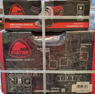 Kit Amoladora y Martillo STAYER