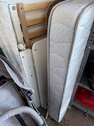 Cochecito bebé gris