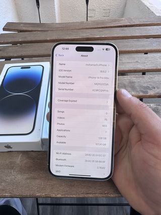 iPhone 14 Pro Max 128GB – 83% Batería