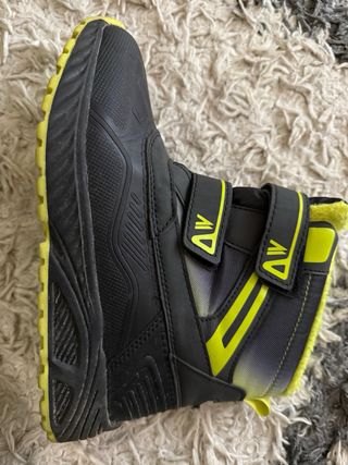 Botas de apreski azules y amarillas T.36