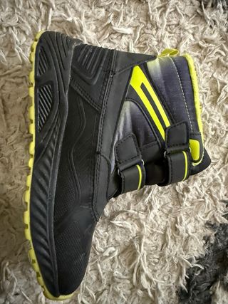 Botas de apreski azules y amarillas T.36