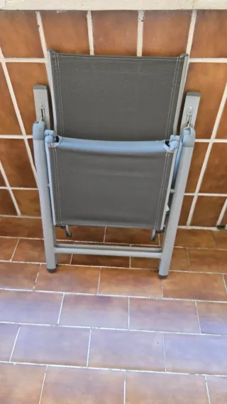 Silla de terraza plegable