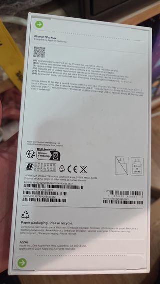 iPhone 17 Pro Max Naranja