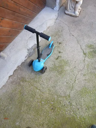 Patinete 3 Ruedas Azul Niño