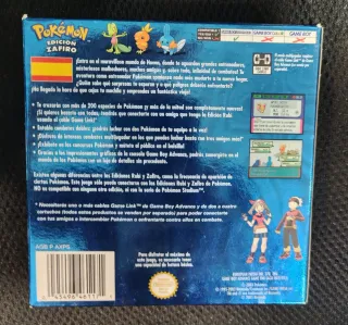 Pokémon Edición Zafiro Game Boy Advance