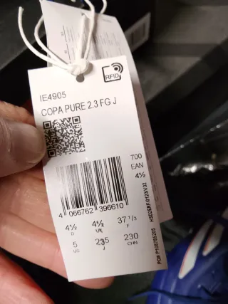 Scarpe da calcio Adidas Taglia 37.5