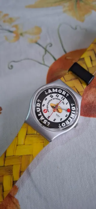 Orologio Swatch Amor? Dinero? Salud?