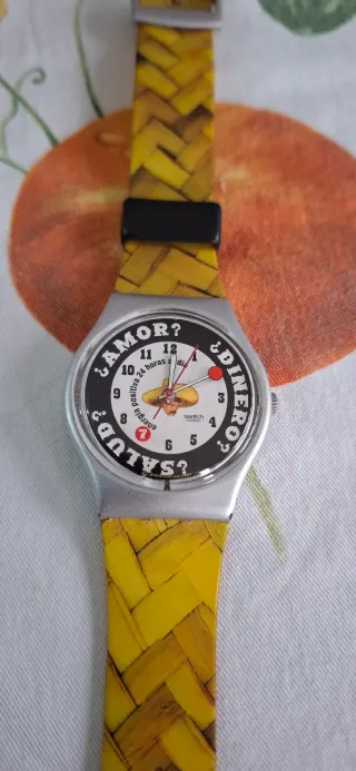 Orologio Swatch Amor? Dinero? Salud?
