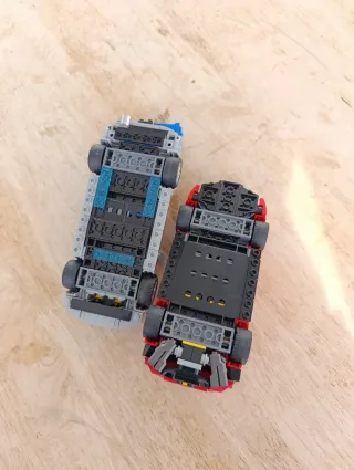 Lego coches Ferrari y Skyline fast furious