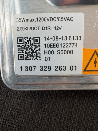 Unidad de faro xenon