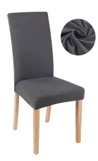 Funda Silla Tela Suave Gris