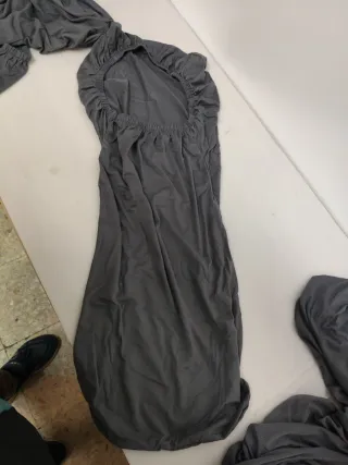 Funda Silla Tela Suave Gris