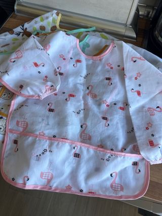 Lote Baberos Impermeables Infantiles