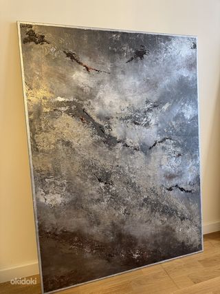 Cuadro abstracto hecho a mano