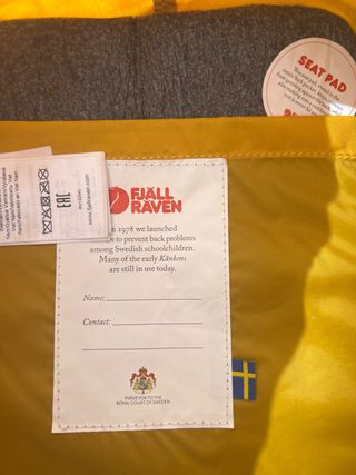 Mochila Fjallraven Kanken Mini 7L Amarilla