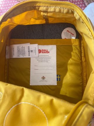 Mochila Fjallraven Kanken Mini 7L Amarilla