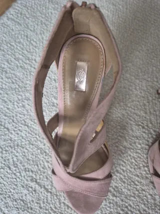 Sandalias tacón rosas n° 38