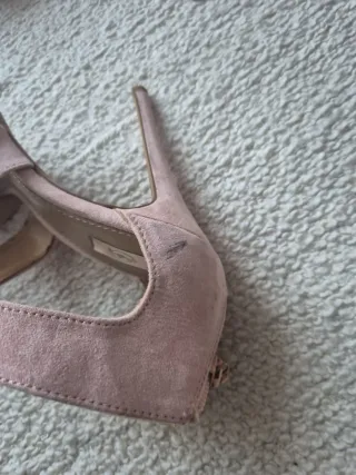 Sandalias tacón rosas n° 38