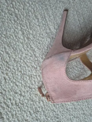 Sandalias tacón rosas n° 38