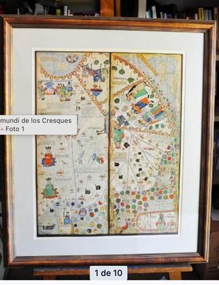 Mapamundi de los Cresques (Atlas catalán facsímil)