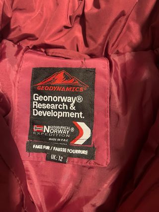 Chaqueta Norway granate