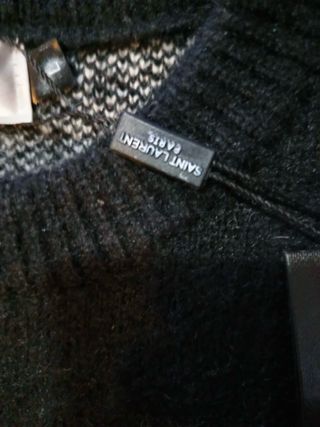 Jersey Saint Laurent Negro