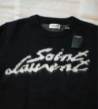Jersey Saint Laurent Negro