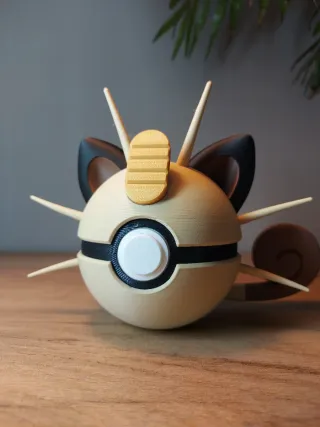 Meowth inspired Poké Ball