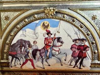 Scatola antica vintage latta baule