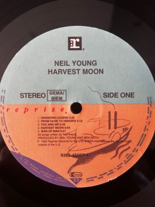 Neil Young- Harvest Moon.Vinilo