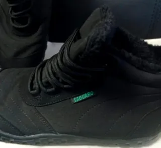 Zapatilla Invierno Saguaro Barefoot Negra